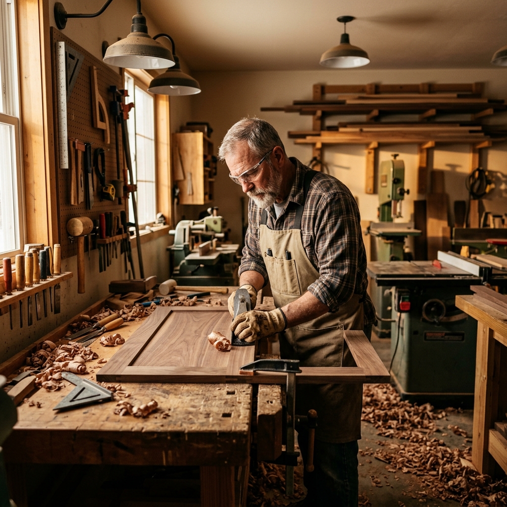 Master craftsman at work